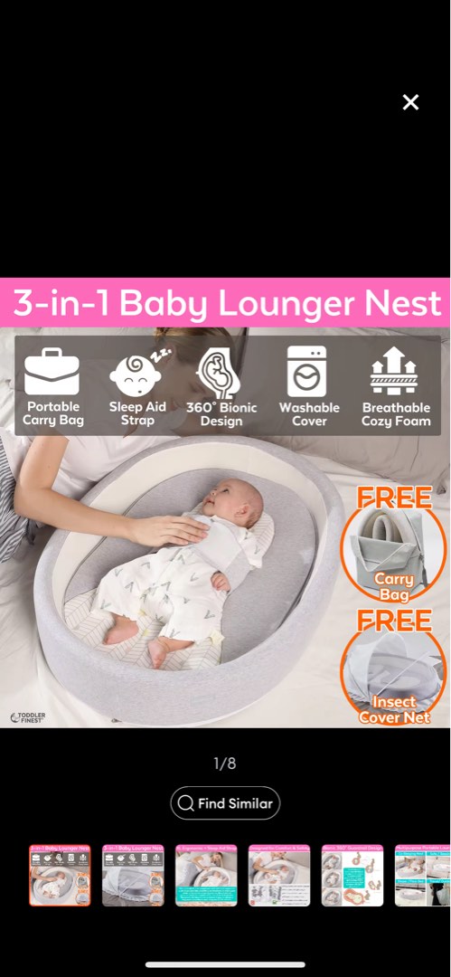 Baby nest cheap 3 in 1