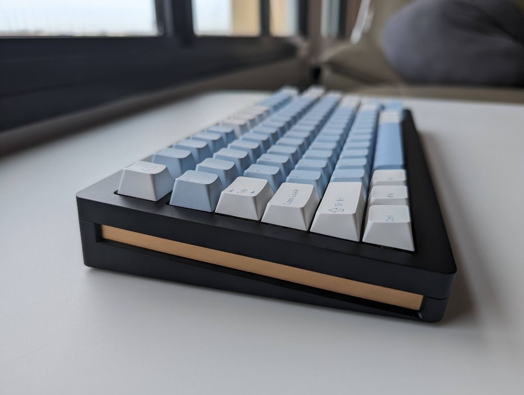 75% Custom Mechanical Keyboard (BlueCloudSky2711) - Fully Modded Tri ...