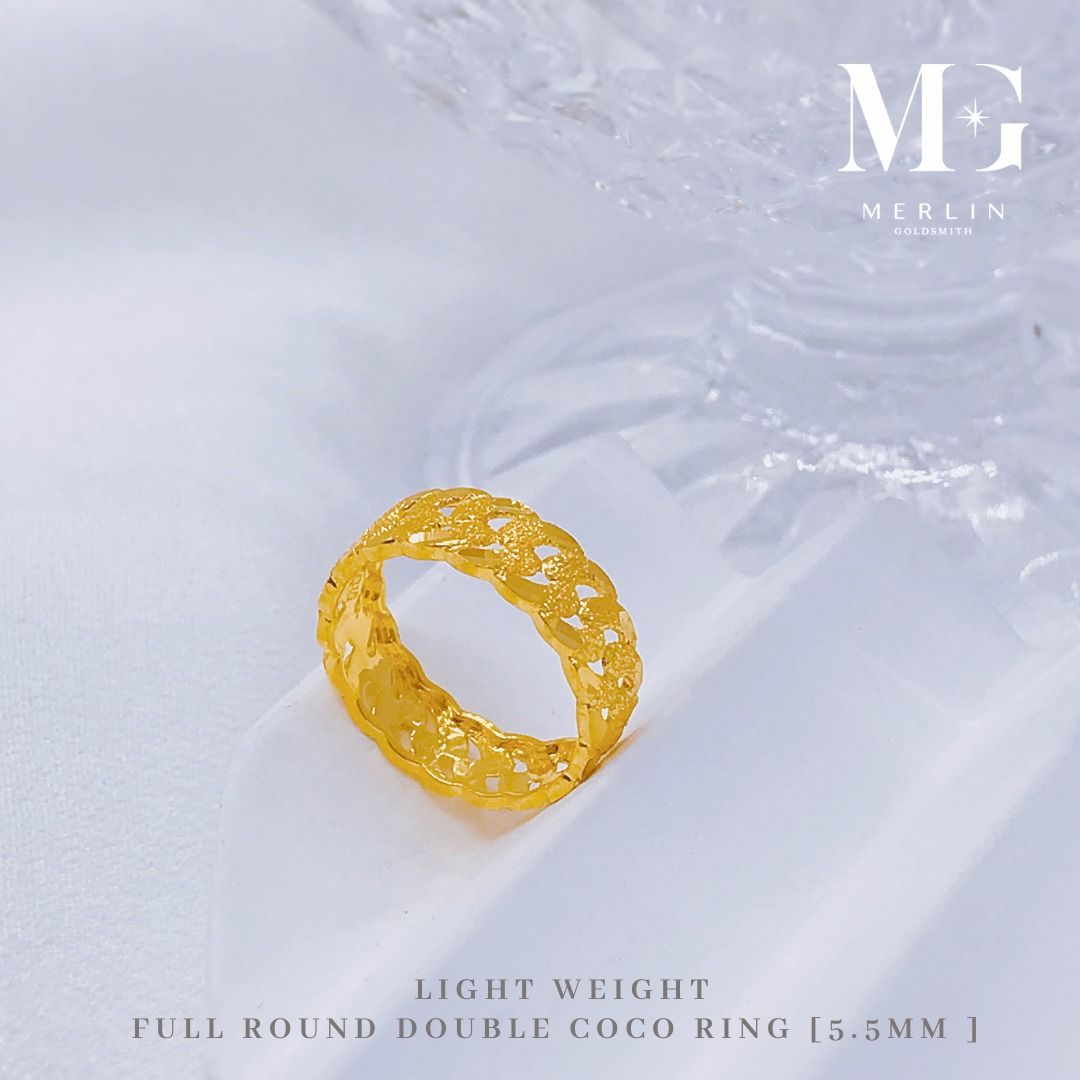 Gold rings shop light weight
