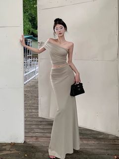 整套裙 上下可分開