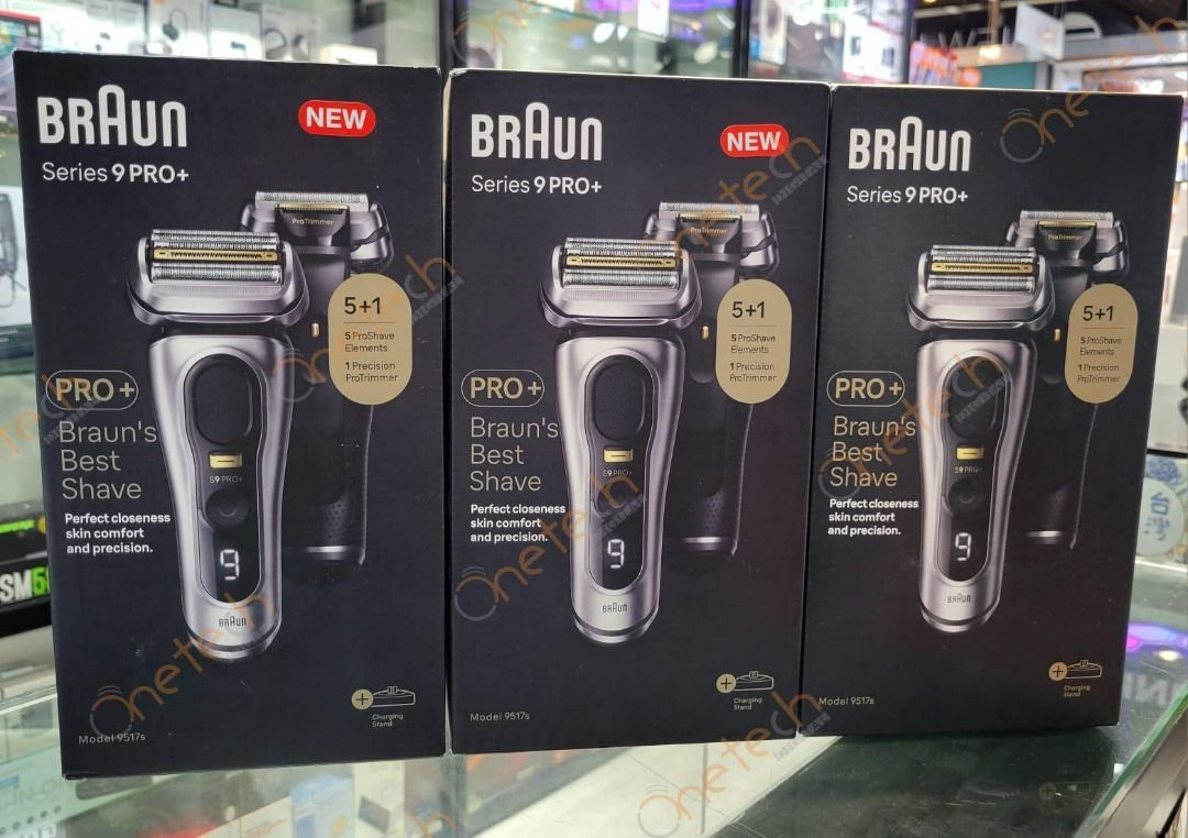 全新Braun 百靈Series 9 Pro+ 乾濕兩用電動鬚刨9517s(實體門市平行進口
