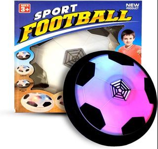 🌟 SG LOCAL STOCK 🌟 3420) Hover Soccer Ball Kids Toys - Battery Operated Air Floating Soccer Ball with Colorful Led Light - Indoor Outdoor Hover Ball Game for Age 3 4 5 6 7 8-16 Year Old Boys Girls