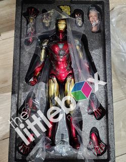 ⚠️ What you see is what you get ! DON'T ASK Hot Toys Iron Man Mark 85 Battle Damaged