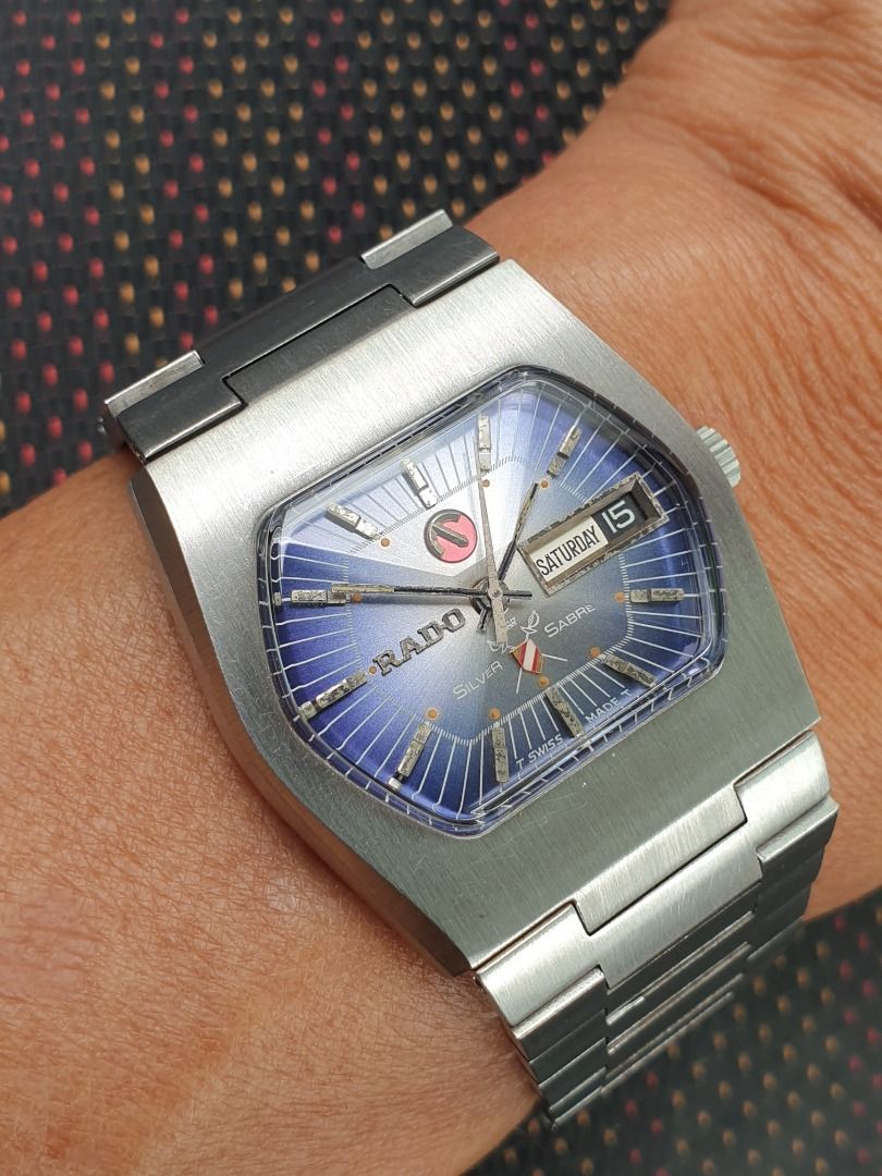Rado silver sabre deals