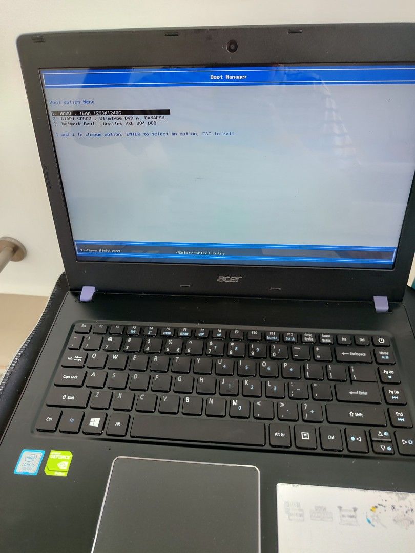Acer Laptop i5 Nvidia 950mx