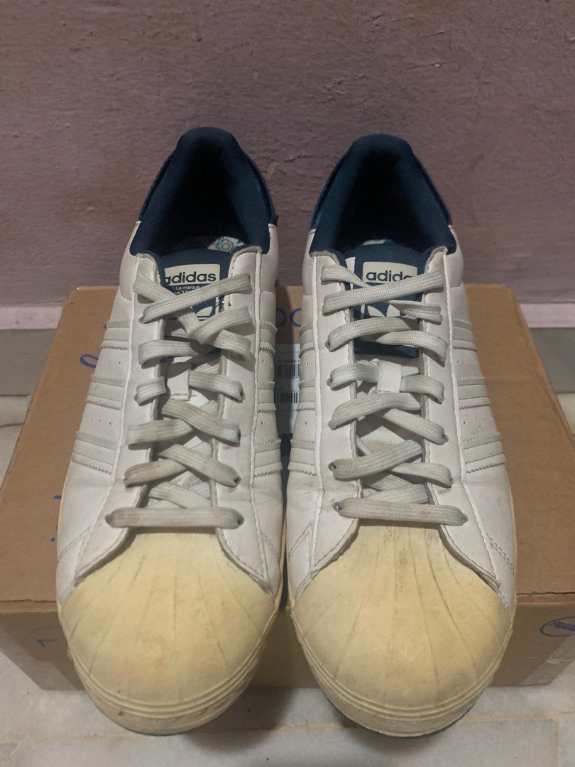 Navy blue adidas online superstar