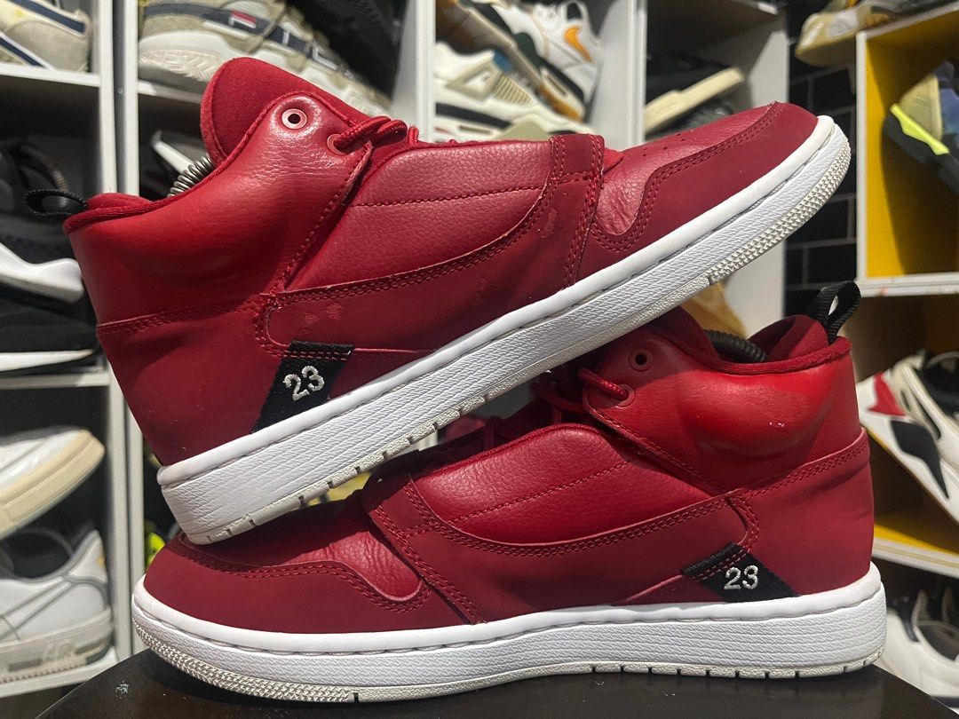 Jordan fadeaway gym red store