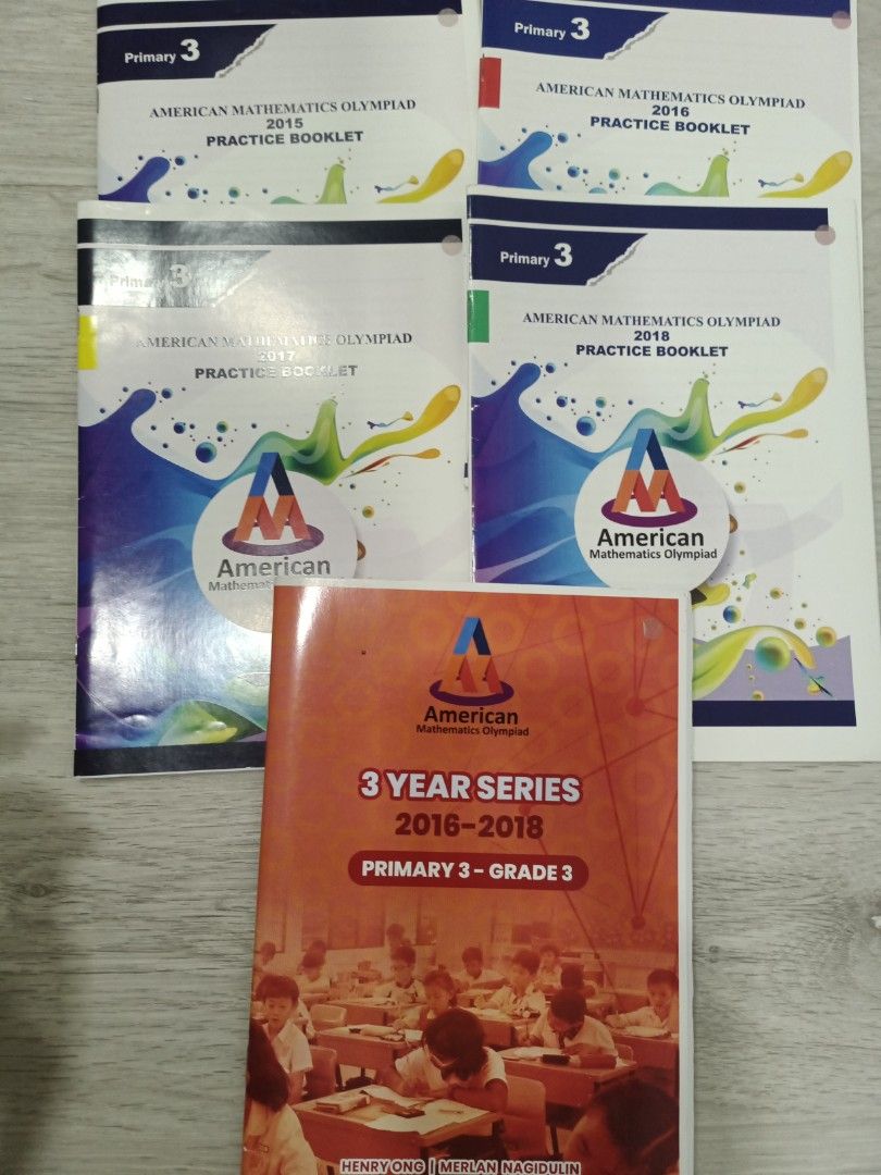 American Math Olympiad practice Booklets, Hobbies & Toys, Books ...
