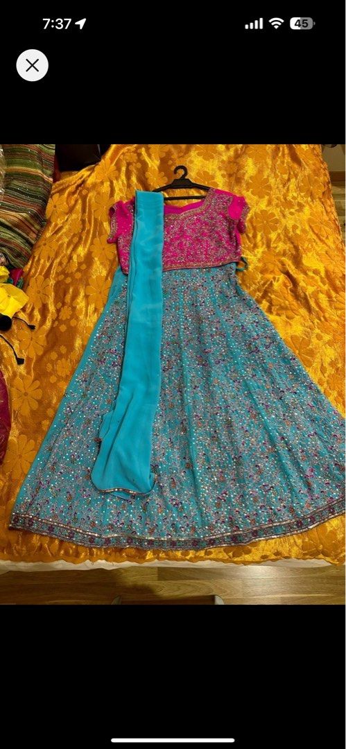 Wine Printed Belt Anarkali Lehenga Set – Imara