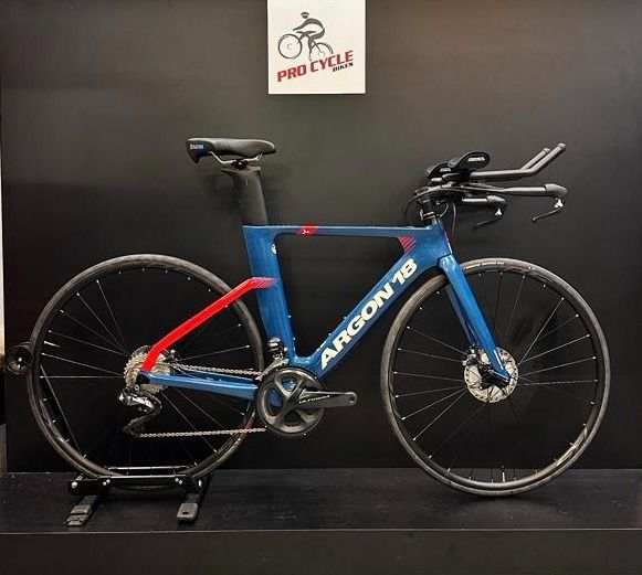 Argon 18 E117 Disc Tri Bike, Ultegra Di2 TT, Profile Design Carbon ...