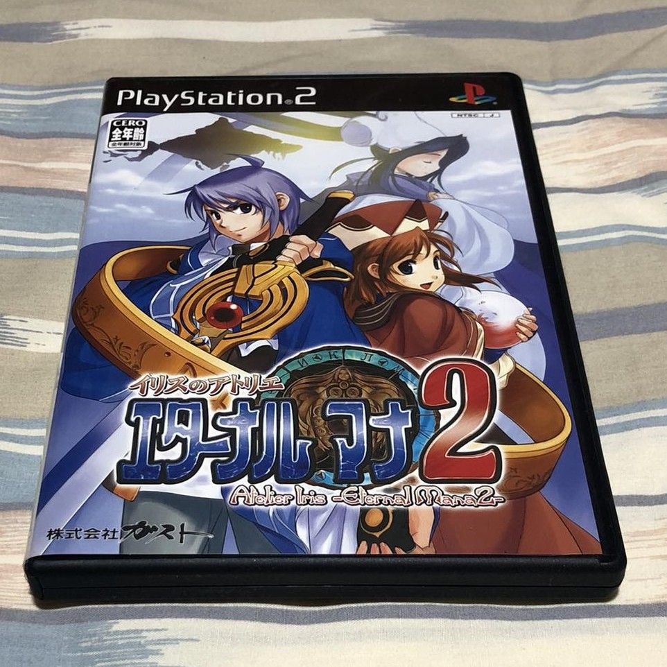 Atelier Iris: Eternal Mana 2 (PS2) Premium Box (Category: PlayStation) located in Tanay. Submitted by the4thram (Listing ID 1268098033, Image 2). Description: This is Japan only release special COLLECTORS ITEM edition. The box contains: Game CD w/ manual Music box and figure Greeting Card See the actual music box and figures here: https://youtu.be/m1L5Z-rFs8g?si=ls7zwrtSdlbZMwJI The CD has never been played. Compatible with PS2 console..