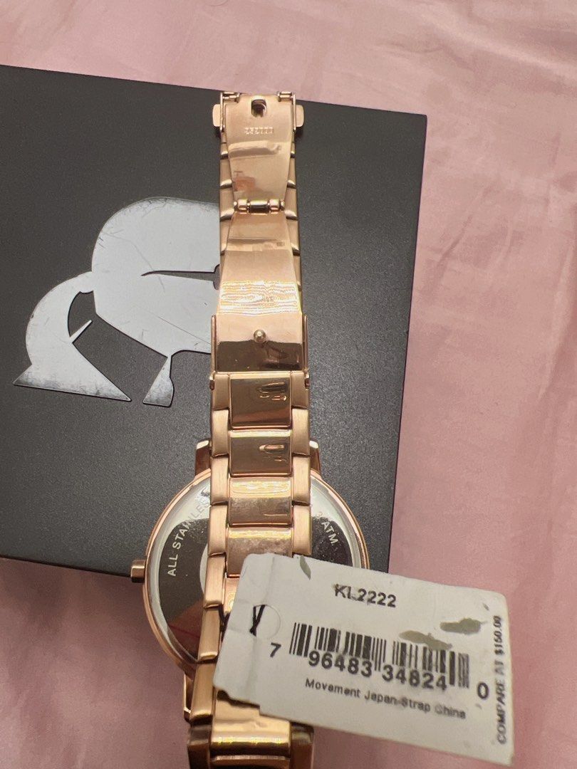 Karl lagerfeld rose gold watch online