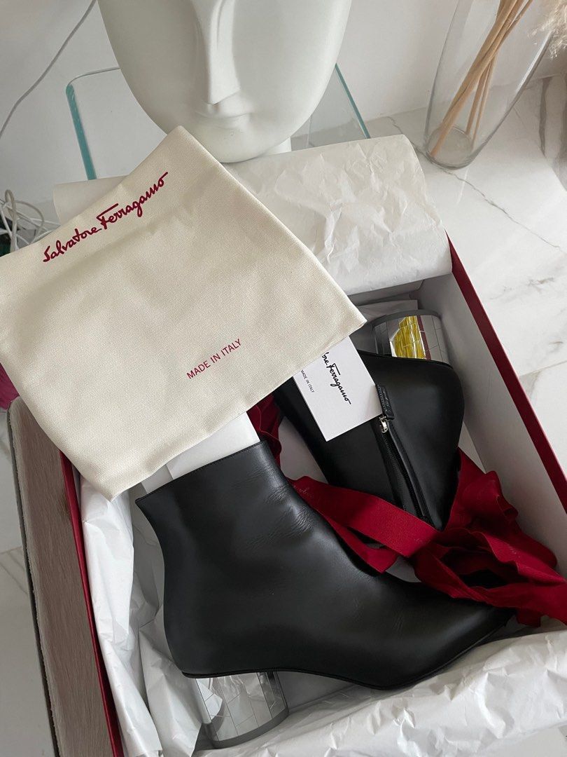Ferragamo mirror heel boots store