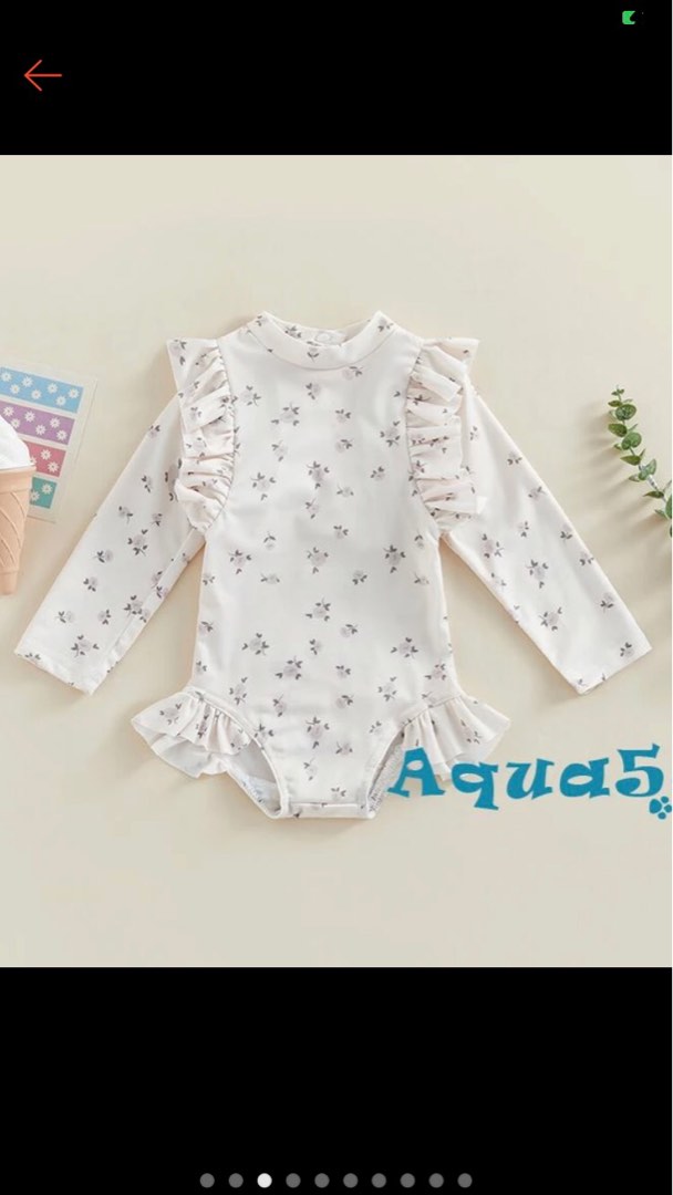 Baby onepiece rashguard swimwear 36 months, Babies & Kids, Babies & Kids Fashion on Carousell