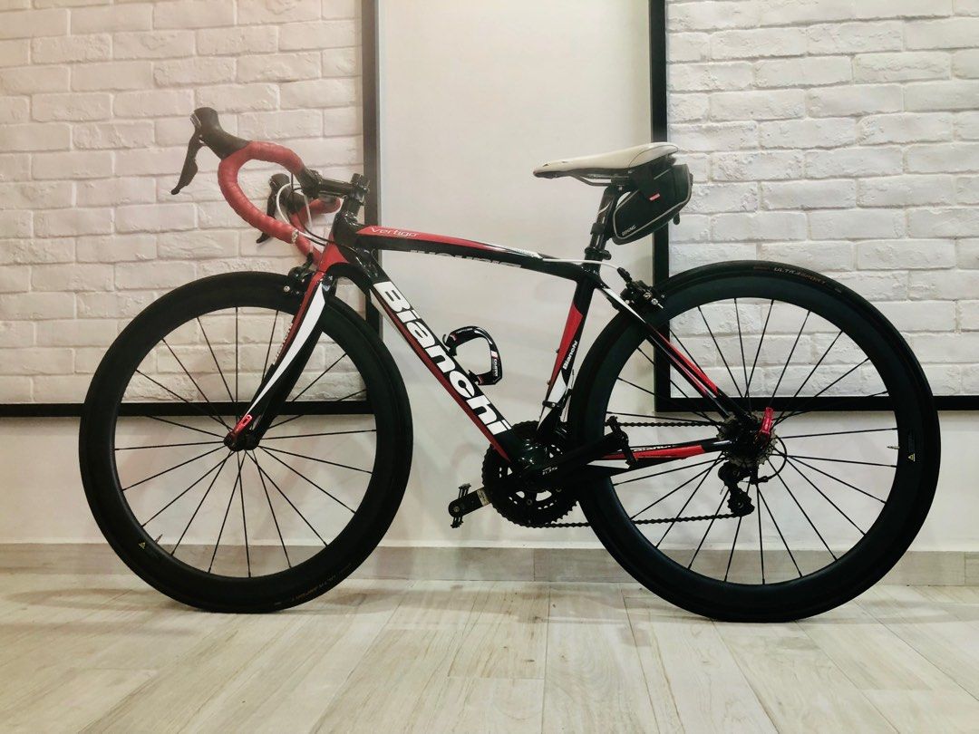 Bianchi Vertigo FULL CARBON ROAD BIKE Sports Equipment Bicycles Parts Bicycles on Carousell