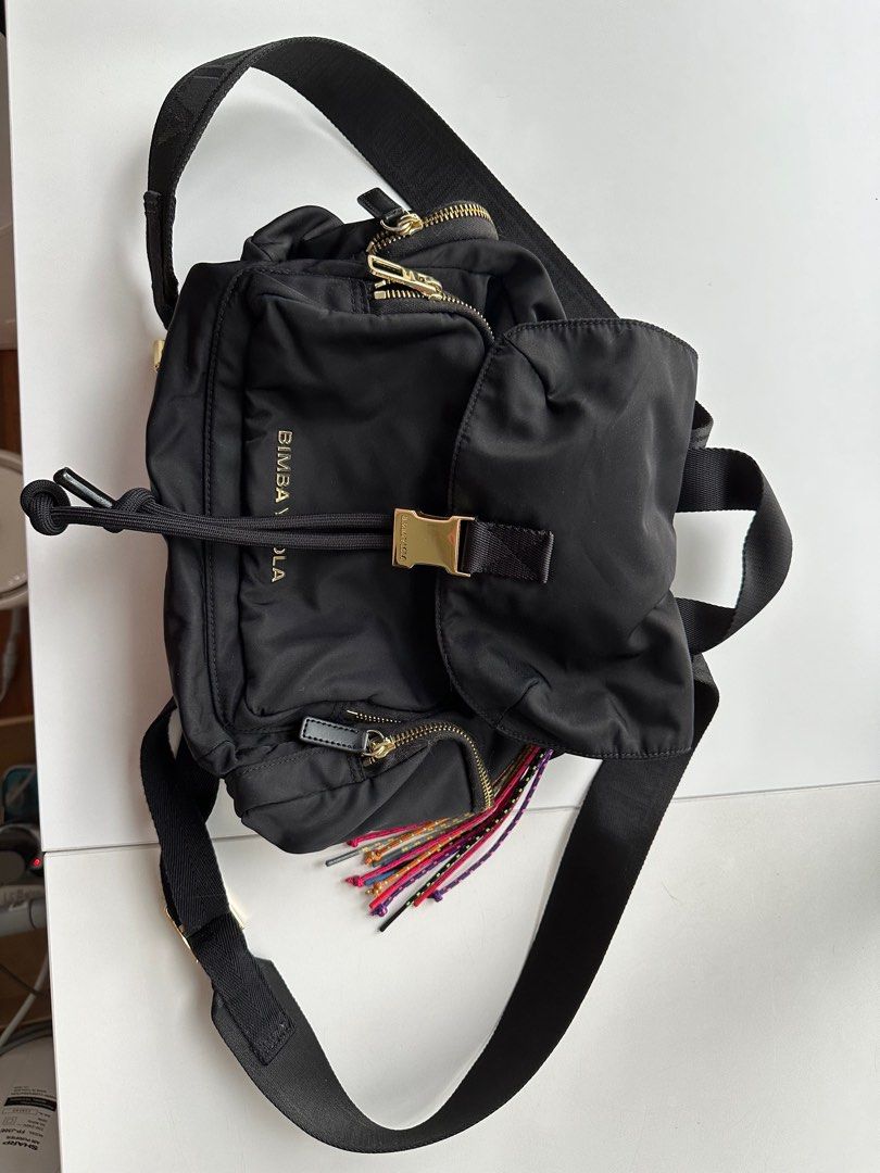 Bimba Y Lola medium black backpack Women s Fashion Bags
