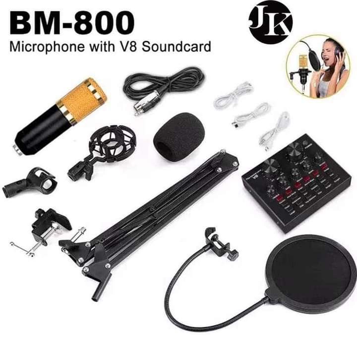 BM-800 Set Condenser Microphone (Category: Microphones) located in Manila. Submitted by redonlineshop (Listing ID 1267988184, Image 2). Description: BM-800 Set Condenser Microphone ₱800 ON HAND BRAND NEW Mode of Payment: Gcash,COD Same day delivery + Delivery Fee.
