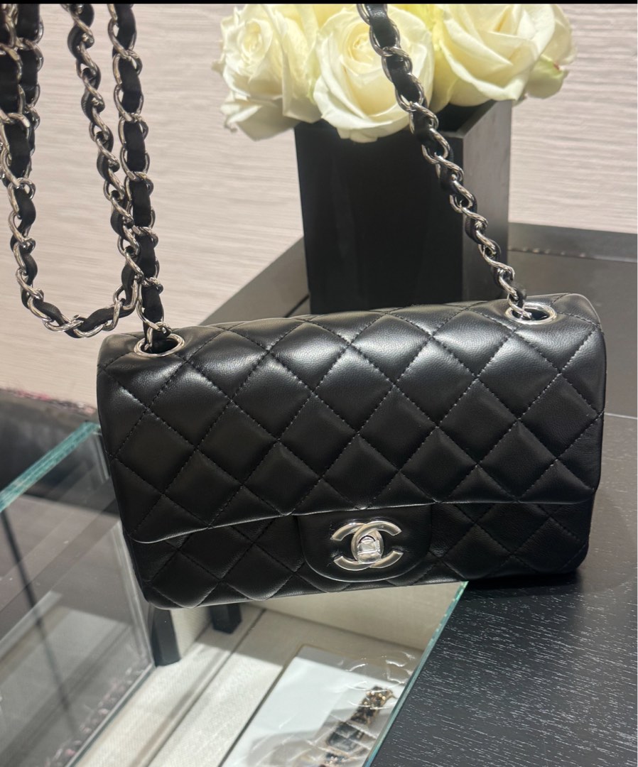 BN Chanel classic mini rectangular, Luxury, Bags & Wallets on Carousell