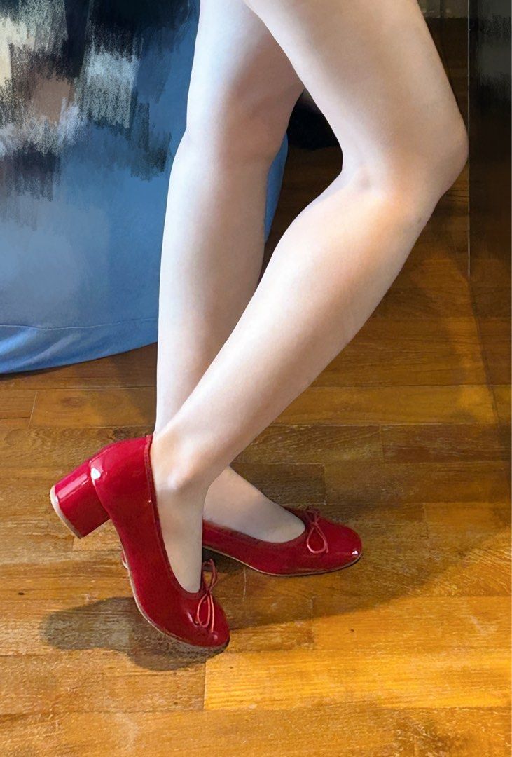 BN Red Repetto Camille Ballerinas