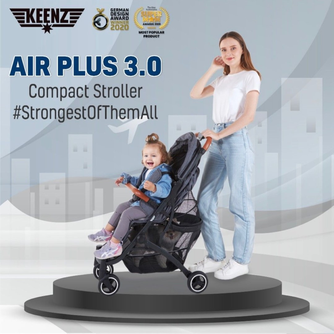 BNIB Keenz Baby and Pet stroller Keenz Airplus 3.0 Ultimate cabin