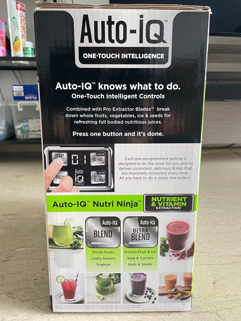 BNIB Ninja Nutri blender 1000w with warranty card , TV & Home