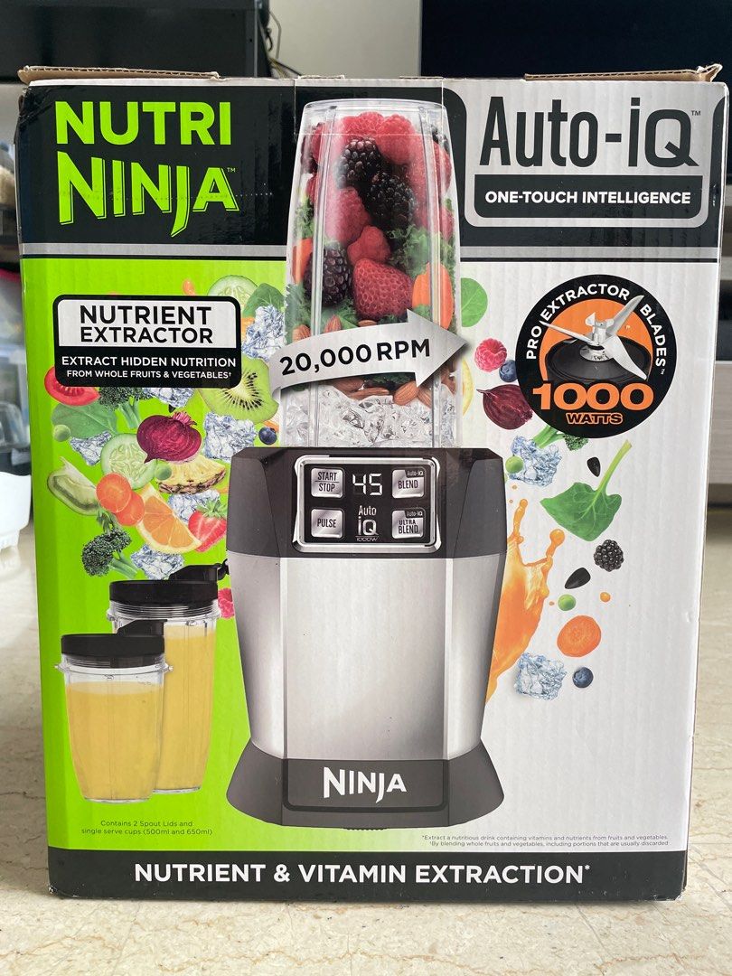 BNIB Ninja Nutri blender 1000w with warranty card , TV & Home