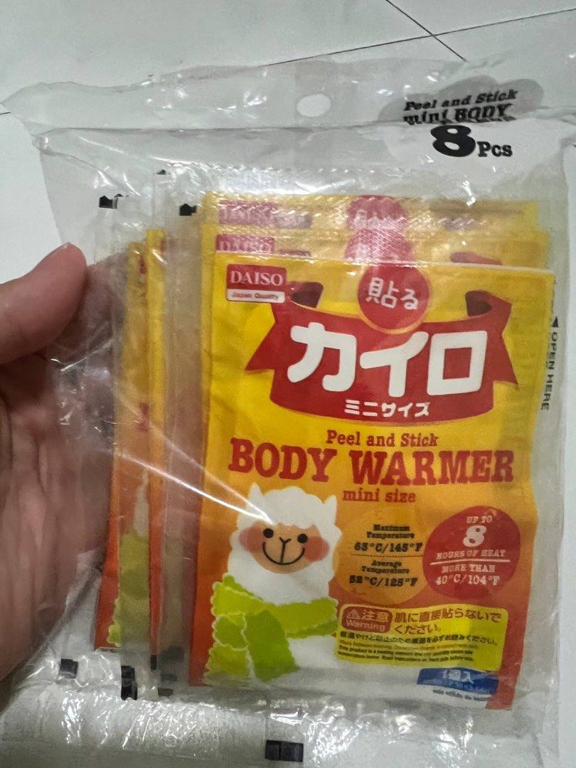 BNIB Winter Heat Packs Daiso, Health & Nutrition, Assistive