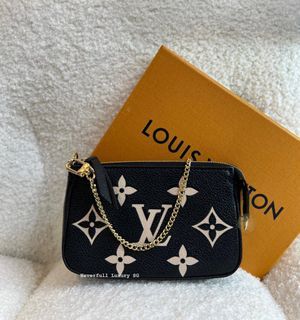 LV Mini Pochette Accessoires on Chain, Luxury, Bags & Wallets on