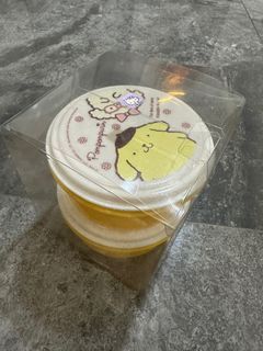 (BNWB) pompompurin two piece round container / food storage