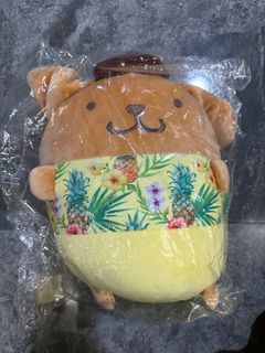 (BNWT) pompompurin hawaii tanned skin sanrio original plush toy