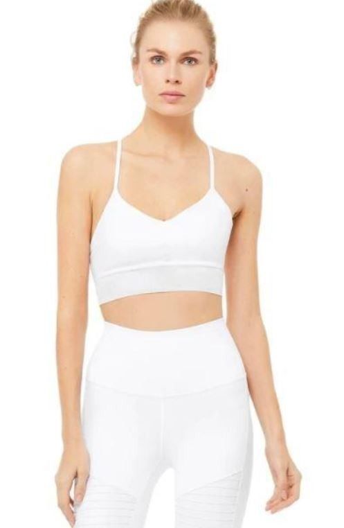 ALO YOGA Lavish Bra White