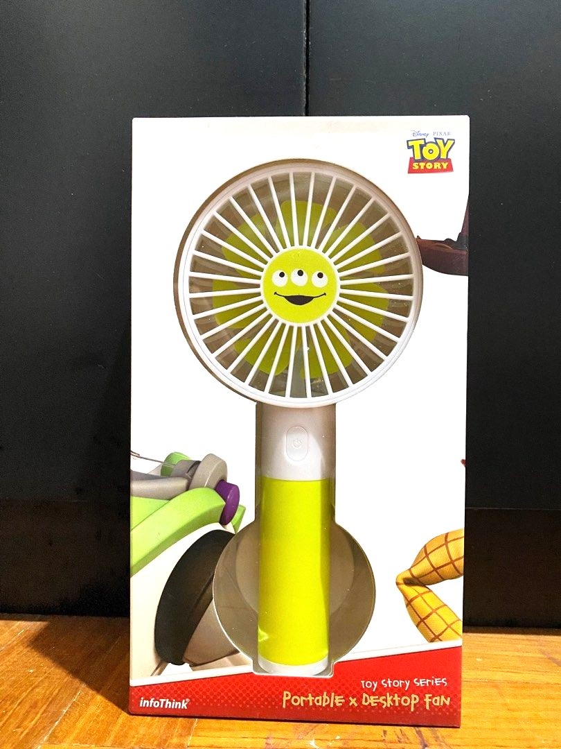 Brand New Toy Story Alien Portable x Desktop Fan, Furniture & Home ...