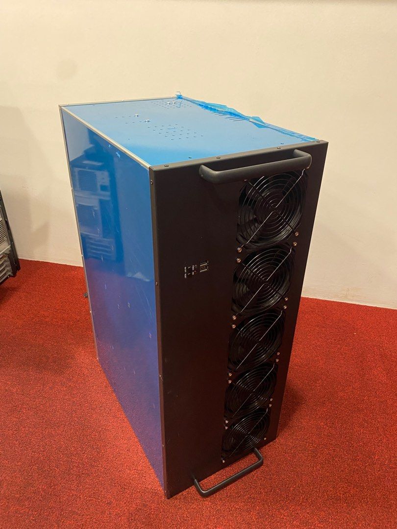Bts Mining Rig BTC Mining Rig, 8 GPU Complete Miner Rig, Mining Machine System for ...