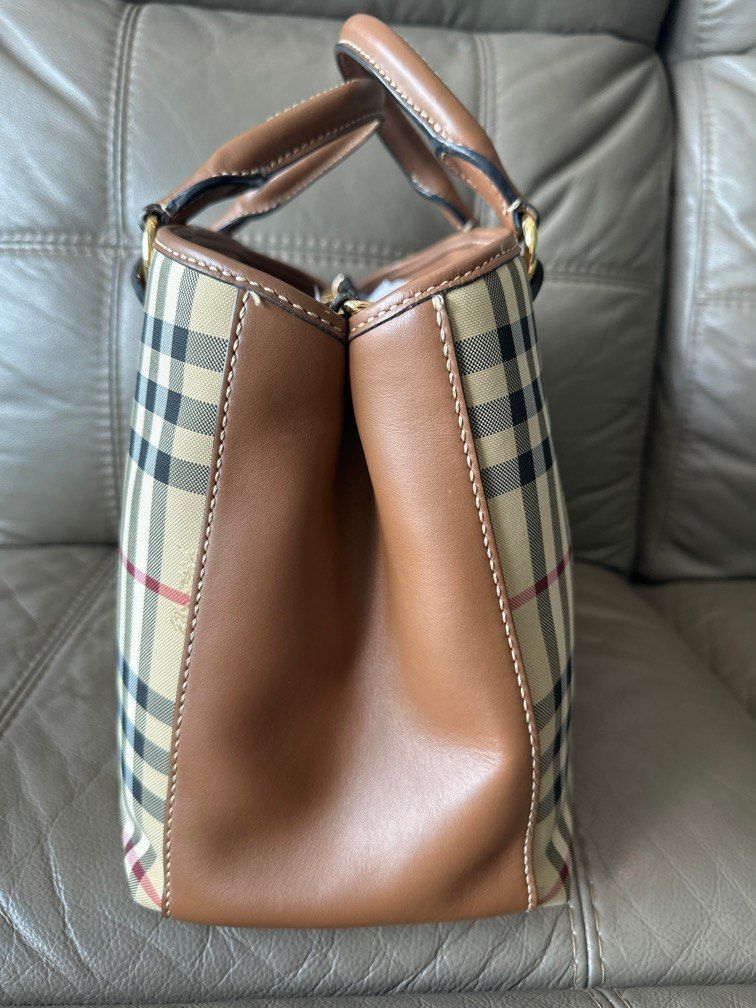 Burberry Ballingdon Tote Handbag Shoulder Crossbody Luxury Bags Wallets on Carousell