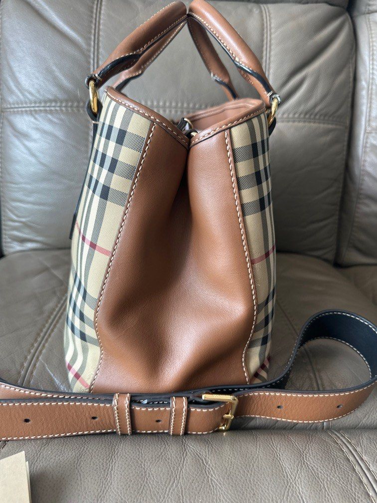 Burberry Ballingdon Tote Handbag Shoulder Crossbody Luxury Bags
