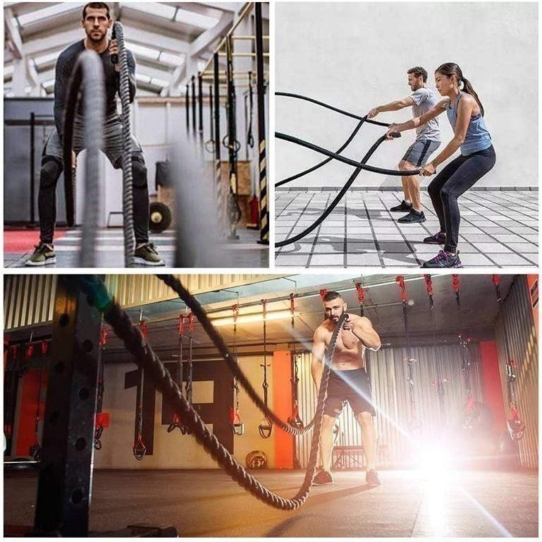 BUY NOW display4top 9M Battle Rope Strength Training Training