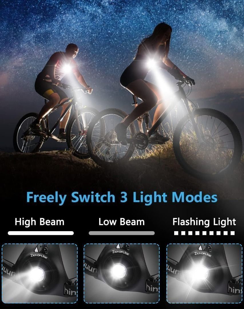BUY NOW Zenoplige Night Running Lights USB Rechargeable LED
