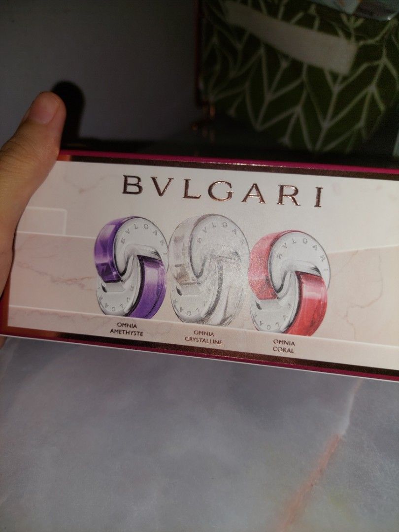 Bvlgari omnia perfume set Beauty Personal Care Fragrance