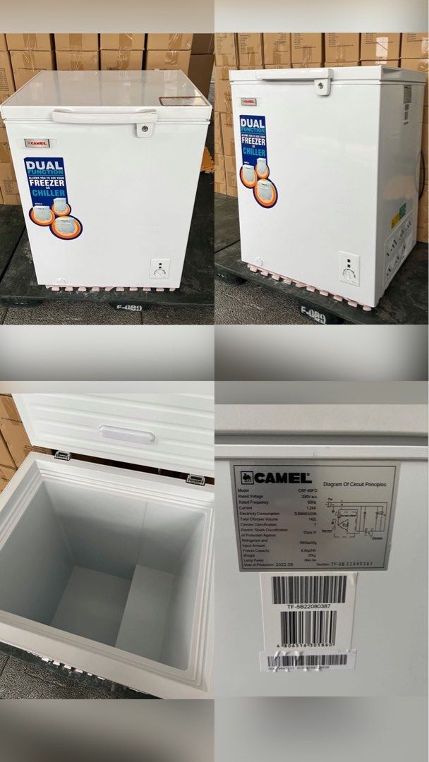 Camel CRF60FD Chest Freezer (6.0 cu. ft.), TV & Home Appliances