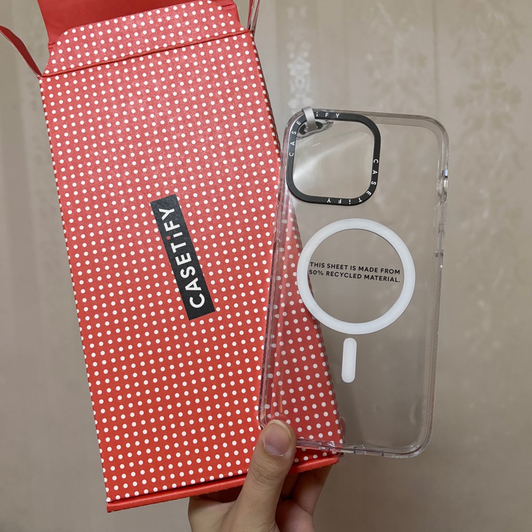 Casetify iPhone 15 Promax Clear and Anti yellowing case, Mobile Phones ...