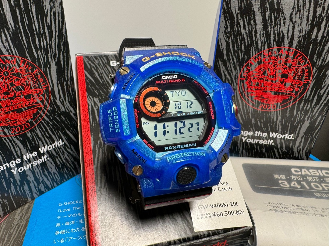 Casio G-Shock Rangeman GW-9406KJ-2JR GW-9400, 男裝, 手錶及配件