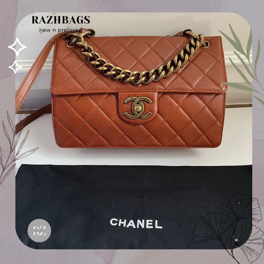 Chanel Flap Retro, Barang Mewah, Tas & Dompet di Carousell