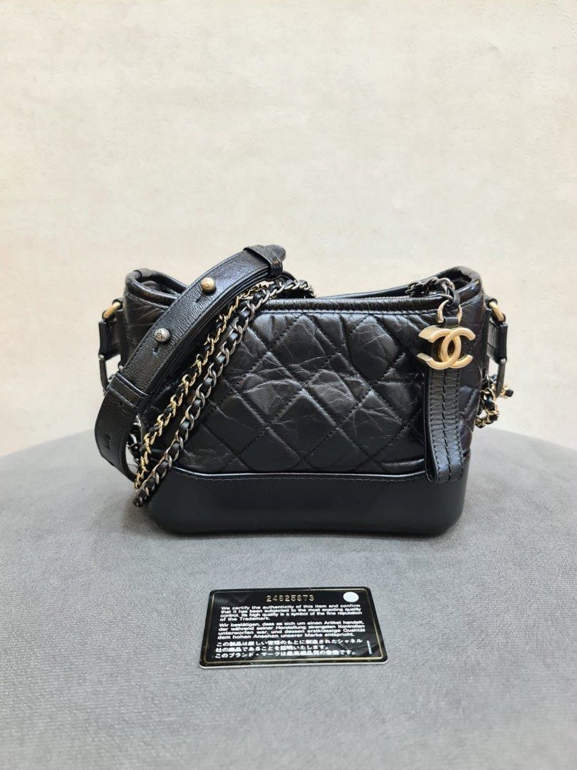 tas sling-bag Chanel Gabrielle Small Black #24 Sling Bag