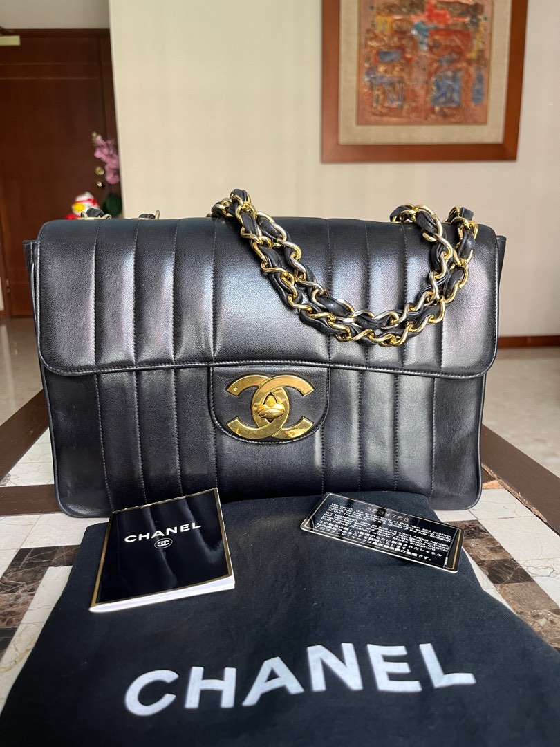 Chanel Vintage Jumbo with Big CC GHW Luxury Bags Wallets on Carousell
