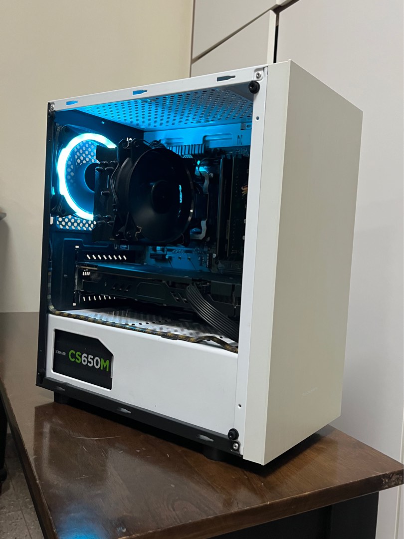 CHEAPEST RYZEN 5 RGB GAMING PC DESKTOP CPU AMD RX570 256GB SSD 16GB RAM