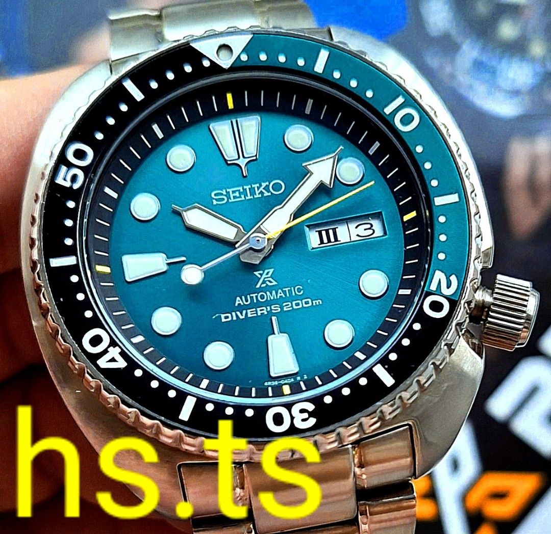 Seiko turtle sales green limited edition