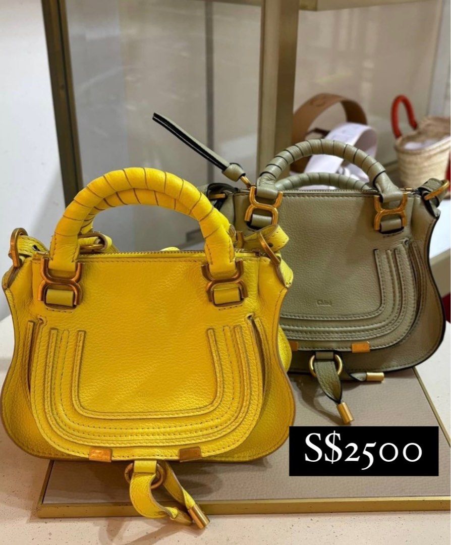 Chlo Marcie Small Double Carry bag Women s Fashion Bags