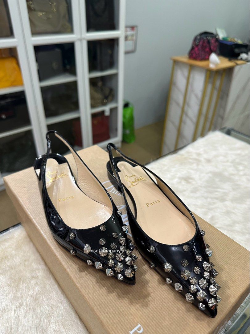 Christian Louboutin Kid 85 Mid Heels Black