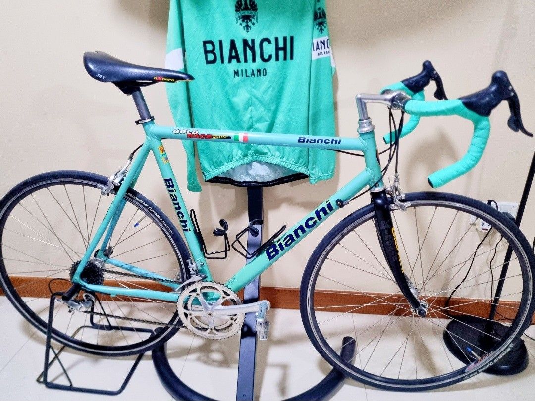 【Bianchi】ビンテージ フレームセット GOLD Race TEAM