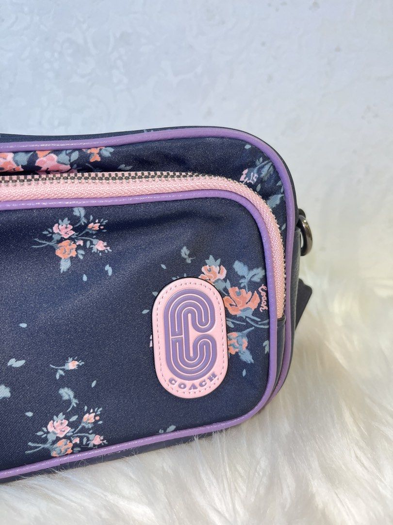 Court crossbody with rose bouquet print cheap